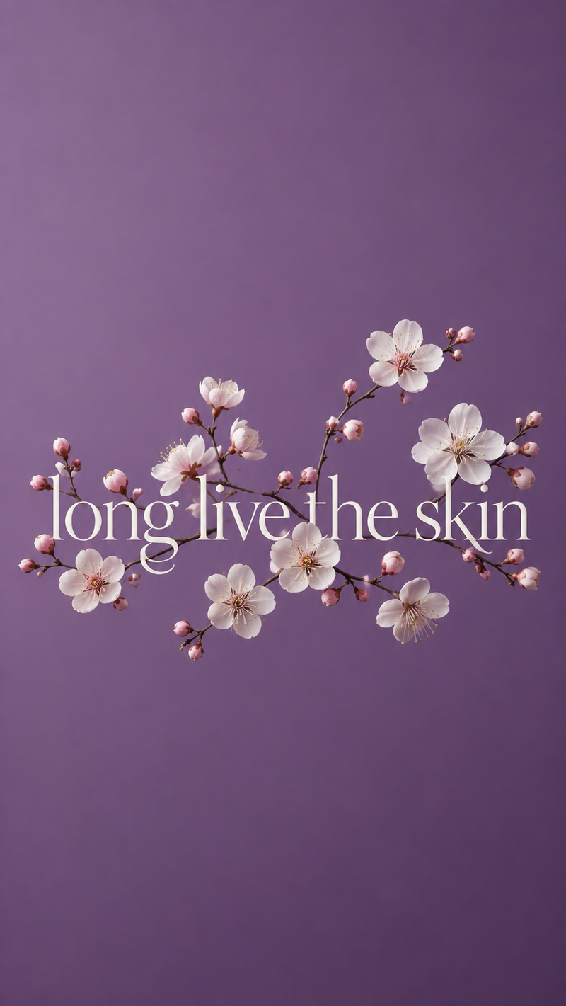 Editorial cover for The Nine Aurora's feature on science-backed skin longevity