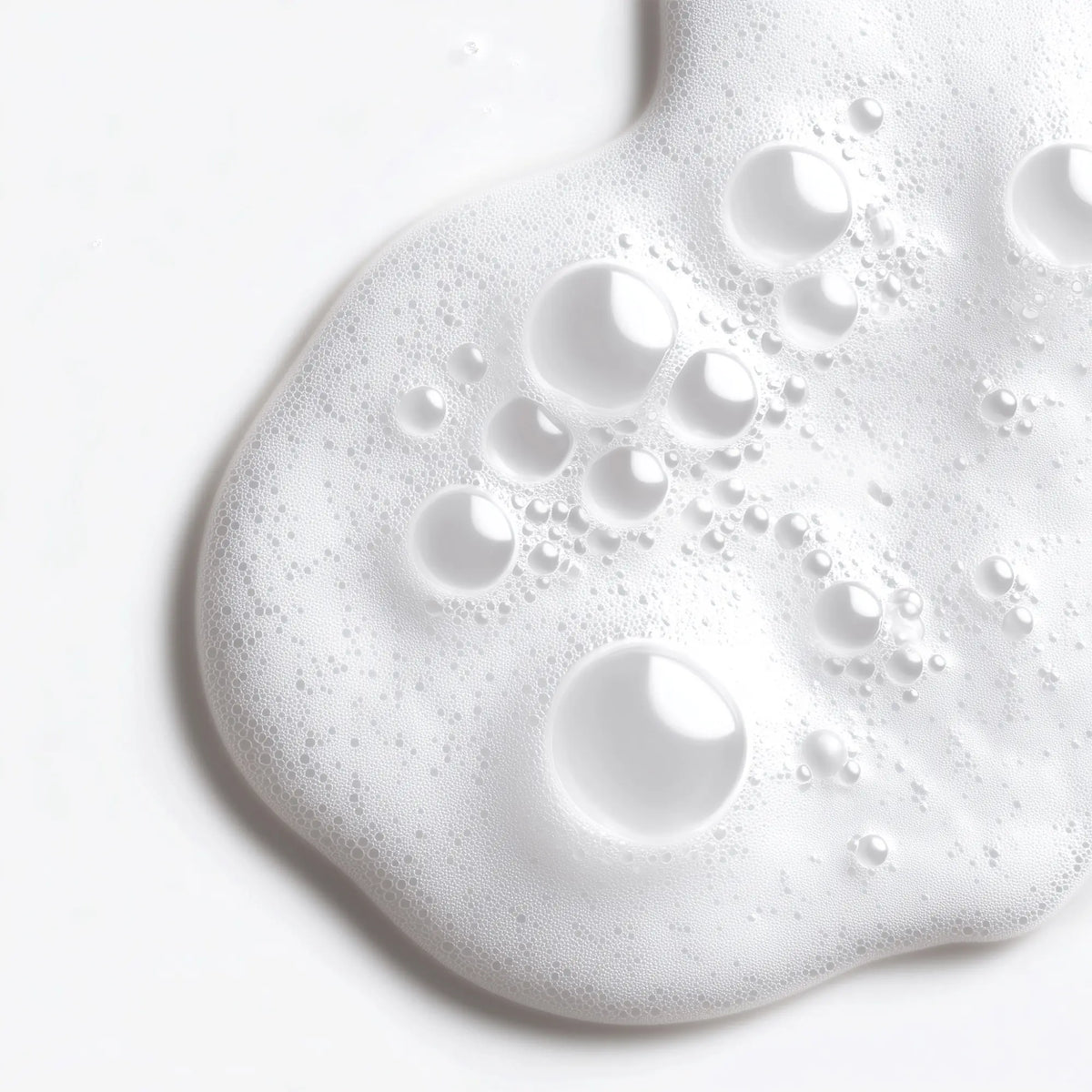 The Nine Aurora cleanser set — texture swatch close-up, original photoshoot