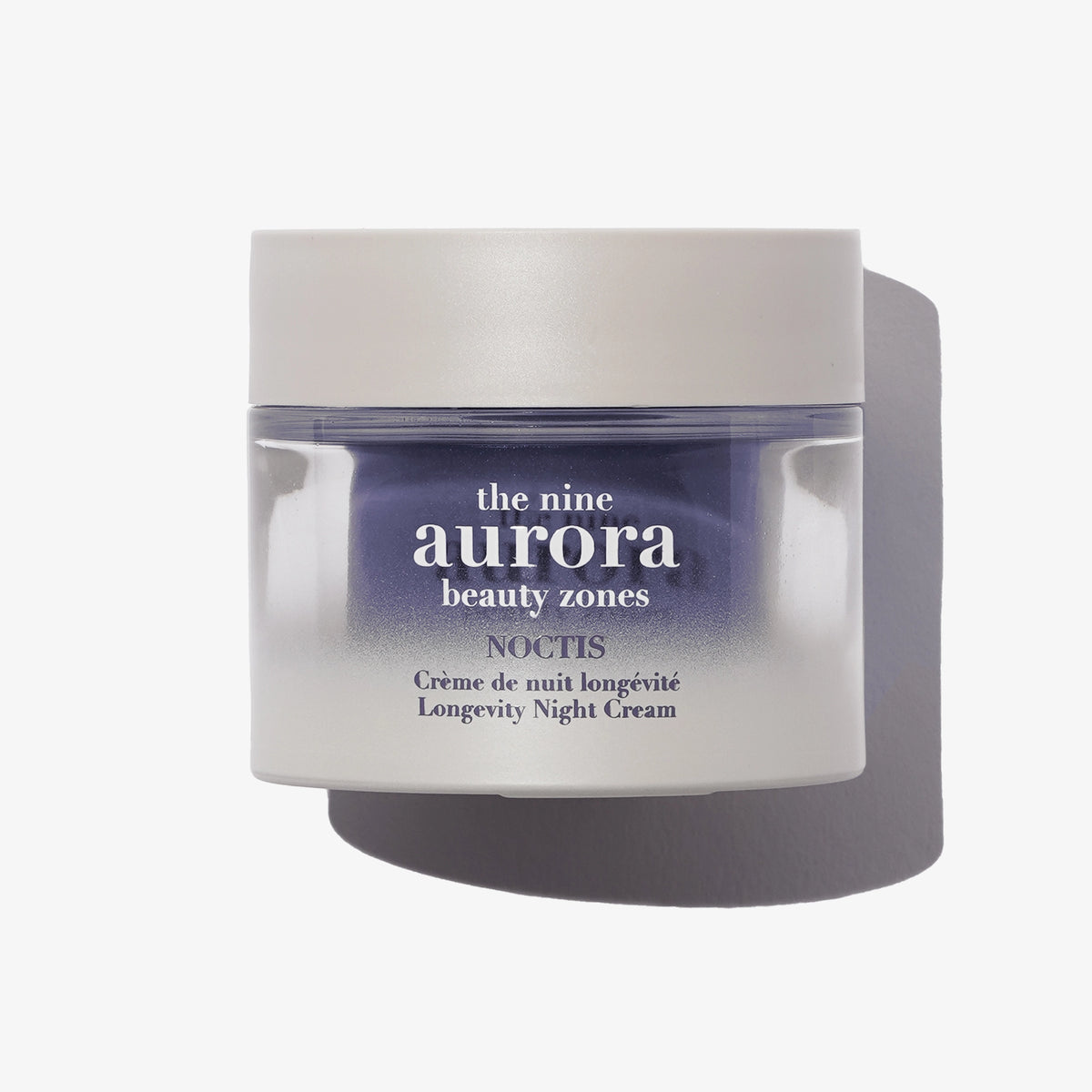 The Nine Aurora Noctis Longevity Night Cream — plain product packshot on white, original photoshoot