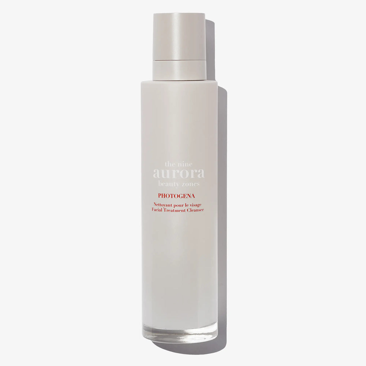 The Nine Aurora Photogena Facial Treatment Cleanser — plain product packshot on white, original photoshoot