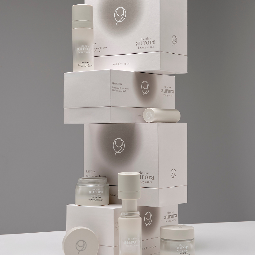 Editorial cover for The Nine Aurora's feature on refillable packaging designed for long-term reduction