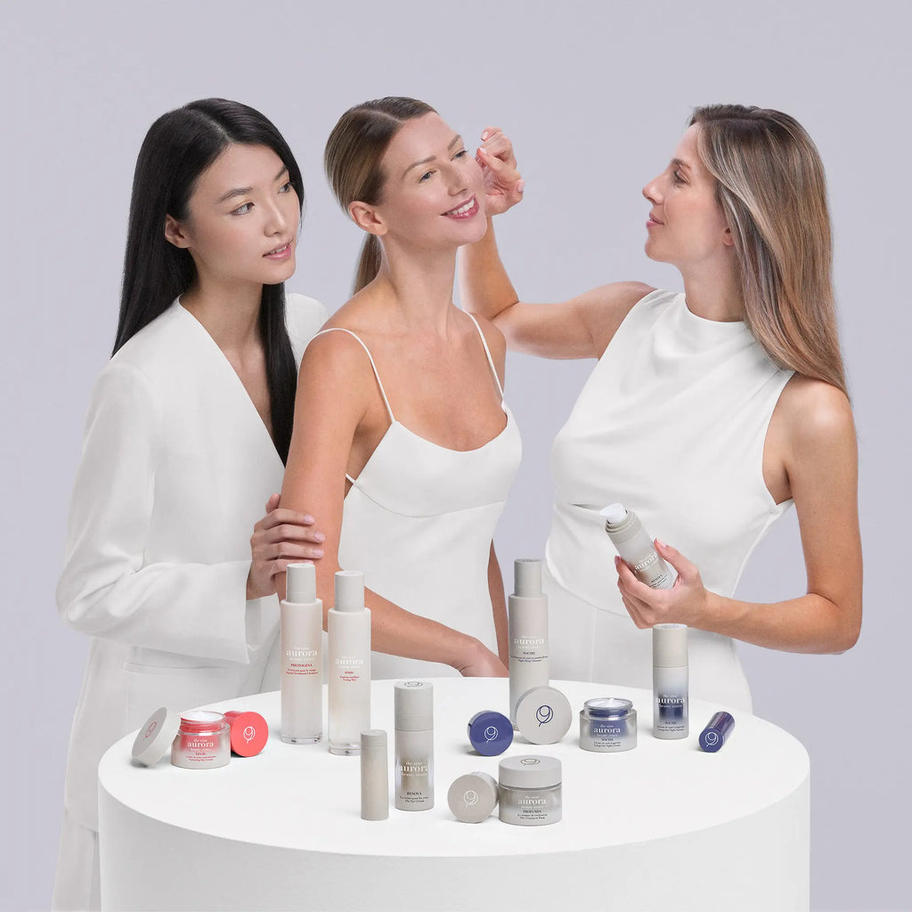The Nine Aurora complete collection set — product set rollover shot, original photoshoot