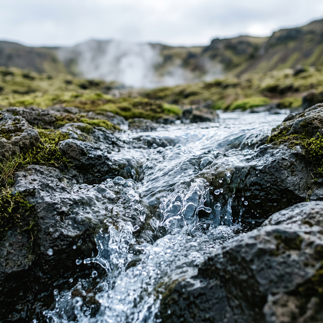 Acqua minerale islandese